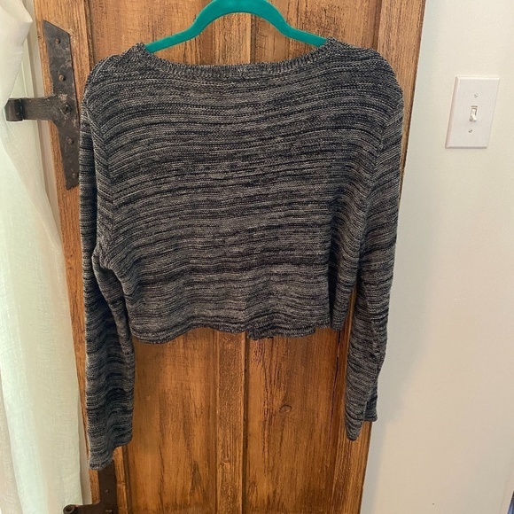 Cute fringe crop sweater by Lemmie for Nina Leonard Size large - Picture 4 of 4